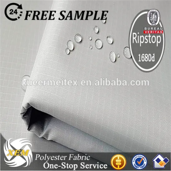 Oxford fabric with PU Coating Finish 1680D