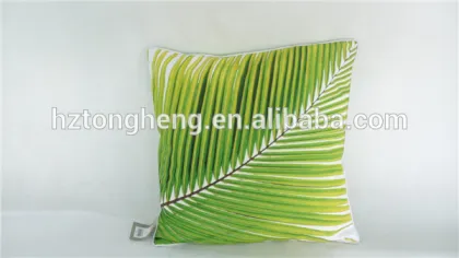 Leaf printing pillow