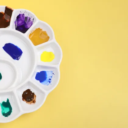 12-Well Imitation Ceramic Paint Palette