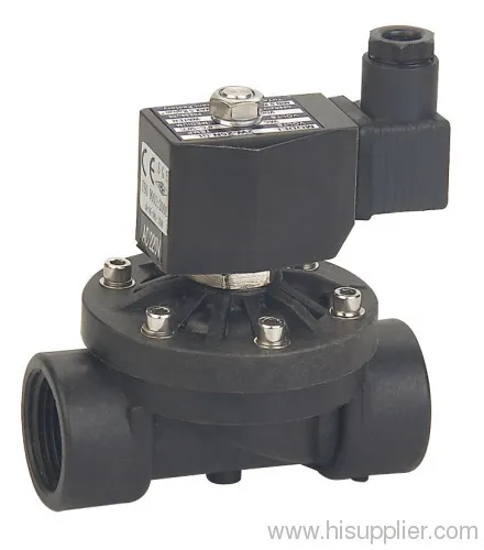 2w-25sl Plastic Water Solenoid Valve 