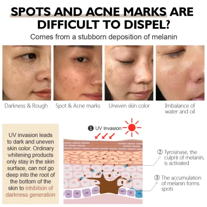 VIBRANT GLAMOUR Arbutin Whitening Skin Brightening Serum Toner for Men and Women