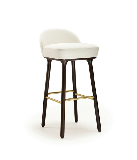 Modern replica Beetley bar stool by leather