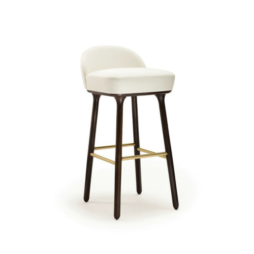 Modern replica Beetley bar stool by leather