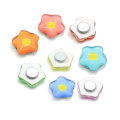 Magnete per frigorifero 3D da 17 mm Adesivi per fiori in resina Magnete per cartone animato in massa