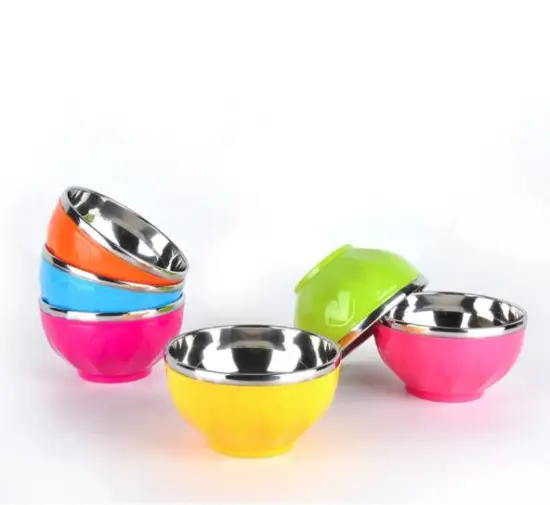 Eco-Friendly Stainless Steel Bowl Food Serving Bowl