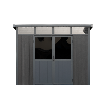 New Design M Series 11' x 7' Garden Shed: Tools and Bike Storage