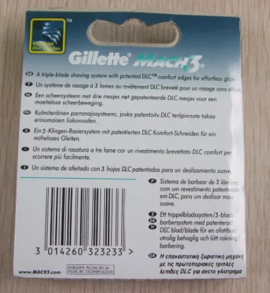 TOP quality Gillette Mach3 8s Razor Blades,European version