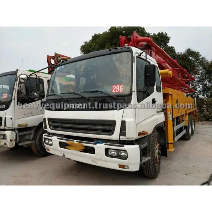 Used Putzmeister Concrete Pump Truck 37 Meters