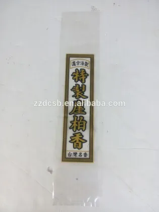Transparent Plastic PP Joss Stick Packaging Bag With Universal Printing