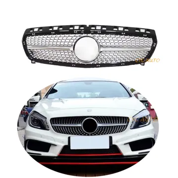 Chrome Front Bumper Grille A45 Diamond Style for Mercedes Benz A CLASS W176 2013-2018
