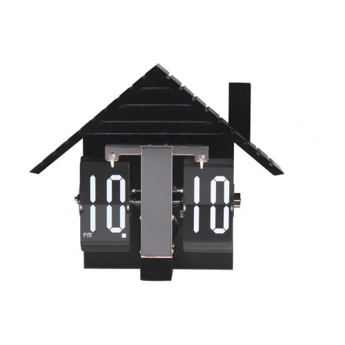 Holland Style House Flip Table Clock