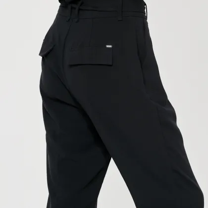 Womens Casual Suit Pants with Blet