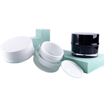 Acrylic Cosmetic Cream Jars - 15g, 30g, 50g Plastic Packaging