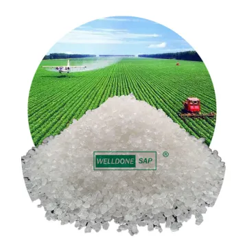 Super Absorbent Polymer Hydrogel for Agricultural Use: Potassium Polyacrylate Water Retention Crystals