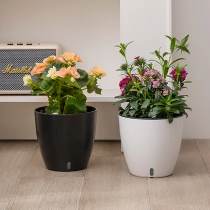Self-watering Plastic Flower Pot