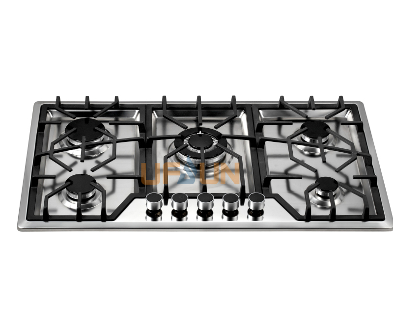 Wholesale Heavy Cast Iron Burner Can Use apartments with CE certificate built-in gas hob 5 gas burners Portable  Gas Stove