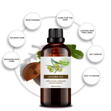 Factory supply Jojoba Carrier Oil For Hair Skin