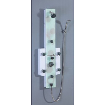 glass panel Bathroom Shower Panel , Shower Wall Panel