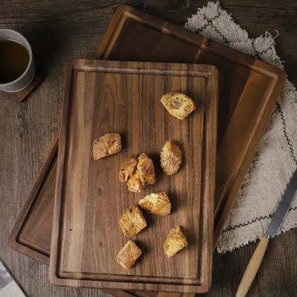 Sustainable USA Grown Hardwood Walnut Butcher Block Cutting Board