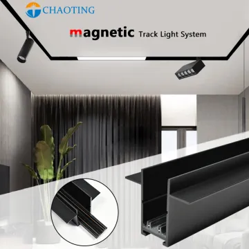 220V Linear Tracklight: Adjustable LED Lamp Magnetic Rail System