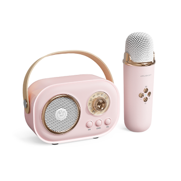 2024 Speaker Mini Baru dengan Dukungan Mikrofon Nirkabel, Karaoke, Kartu TF, Play FM, Bass Hifi, Panggilan Hands -Free - Hadiah Ulang Tahun Anak