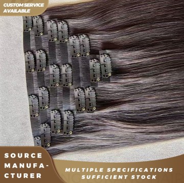 Seamless PU Skin Weft Clip-In Hair