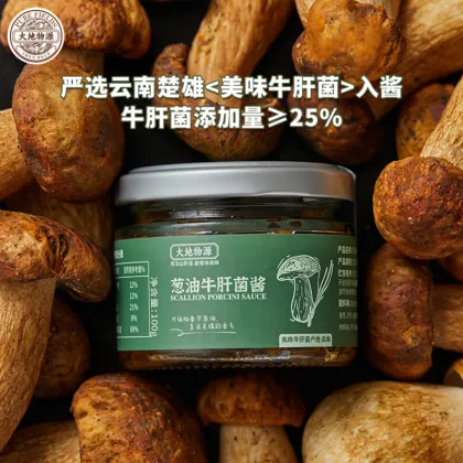 Scallion Oil Porcini Sauce