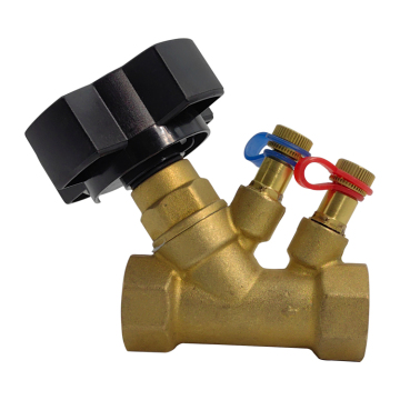 Flow Manual Brass Balance Valve for Air Conditioning Water Systems