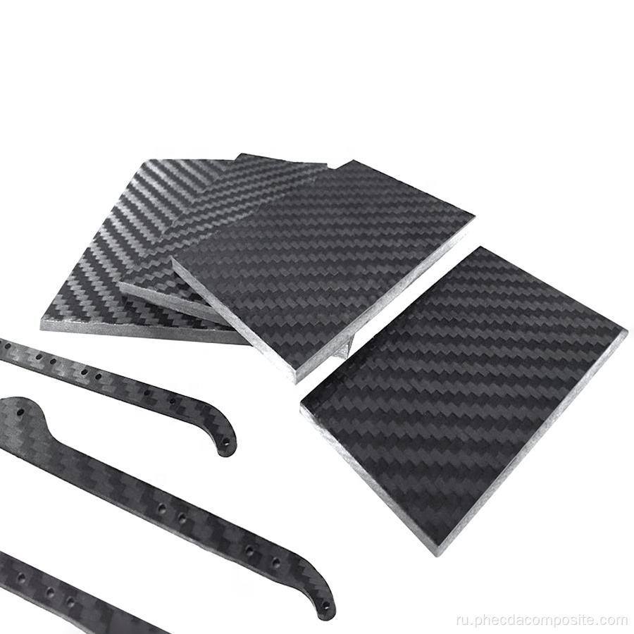 3K Twill Matte Carbon Fiber Leath Panels
