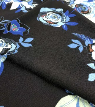 print fabric bubble tea polyester spandex dress fabric
