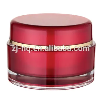 Y03 round red cosmetic jar 100ml