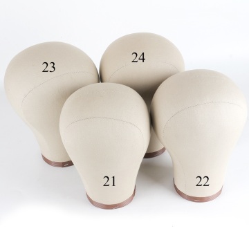AliLeader Cheap Price High Quality Hair Extension Tools Canvas Cork Block Head 21" 22" 23" 24" Wig Mannequin Display Stand