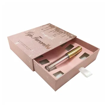 Custom Lip Gloss Cosmetic Packaging Boxes with Logo
