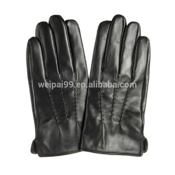 Classic style concise gentleman winter/fall sheepskin touchscreen leather gloves SL-KMT013