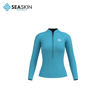 แจ็คเก็ต Seaskin Wetsuit สำหรับการท่องและพายเรือเล่น