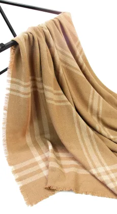 Camel wool shawl