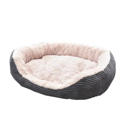 Pet Bed - Lounger Plush Cord