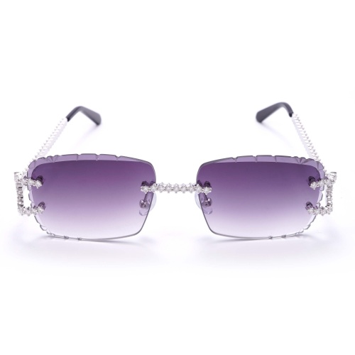 Moissanite Iced Out Custom Sunglasses