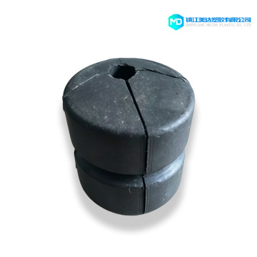 Rubber balancing for weight block