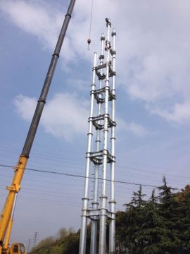 Combined Steel Tubular Pole