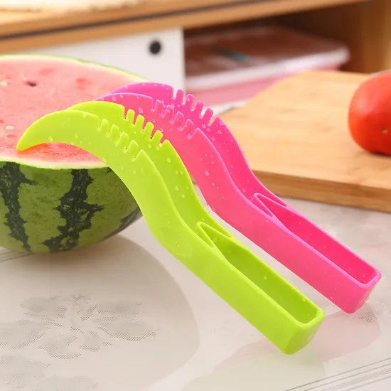 hot selling 2016 amazon kitchen tools plastic cantaloupe watermelon slicer