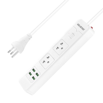OEM 2 Way 4 USB Safety Power Strip with Switch - Prix bon marché en Thaïlande