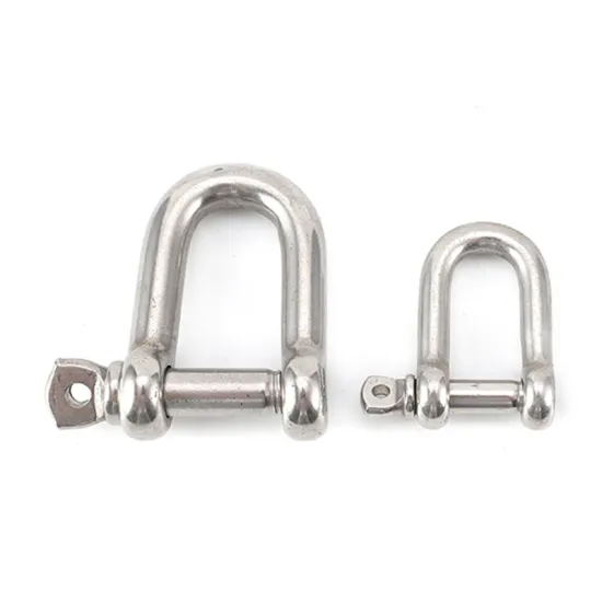Heavy-Duty Stainless Steel D-Shackle