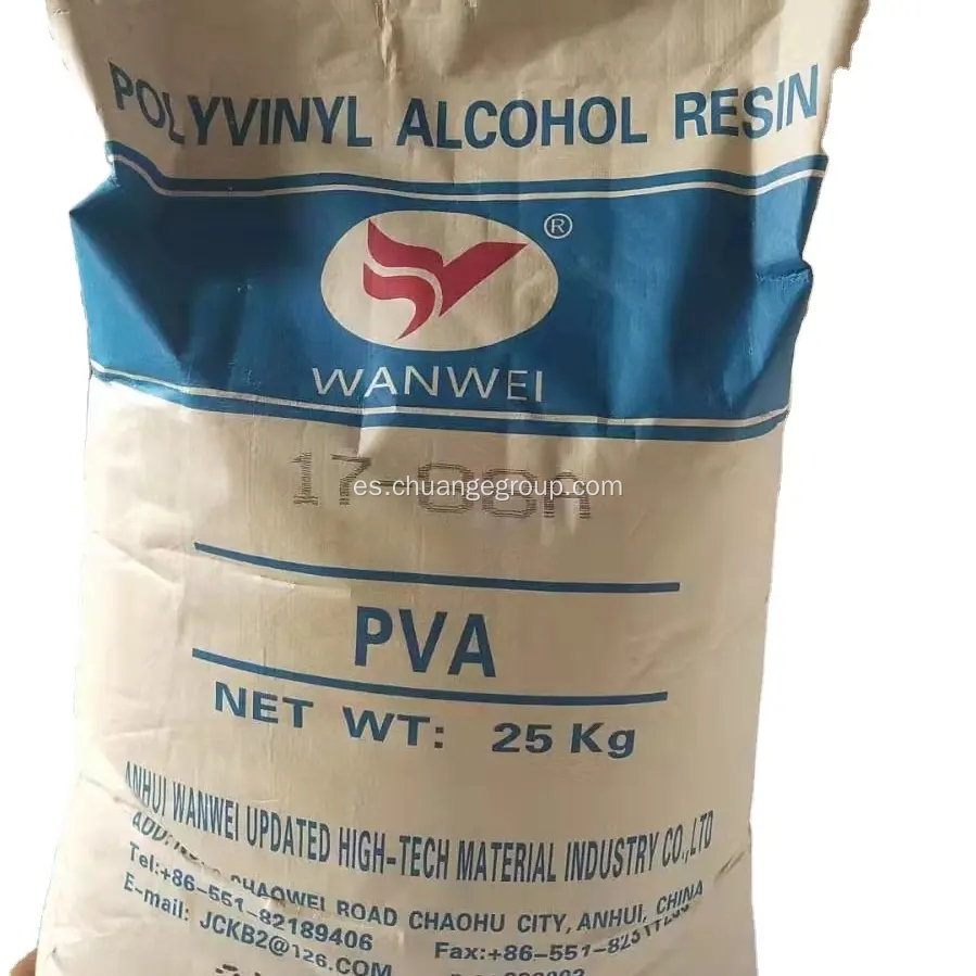 Wanwei Alcohol polivinílico PVA 1788 para hilo de vinilón