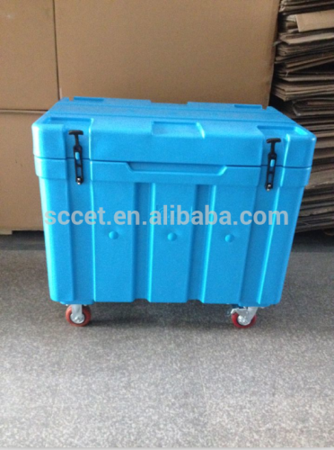 310L container with wheels for dry ice