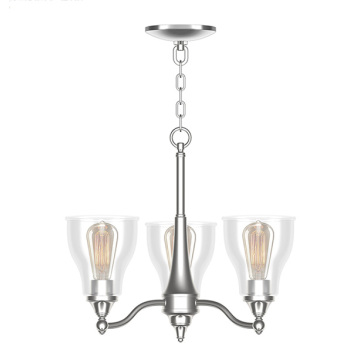 China Stylish Metal 3-light Chandelier Lighting For Dining Room Supplier
