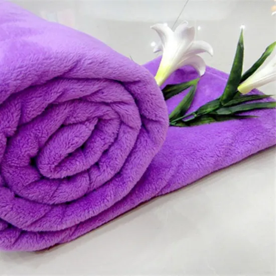 Soft Warm Coral Fleece Blanket Winter Sheet Bedspread Sofa cover Throw 6 Size Light Thin Mechanical Wash Flannel Blankets