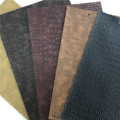 PVC Synthetic Artificial Faux Leather Fabric for bag covers with crocodile pattern