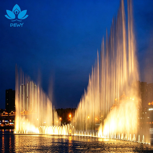 Fuente de baile flotante al aire libre