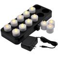 Remote Control Color Changing Rechargeable Tea Light Candles